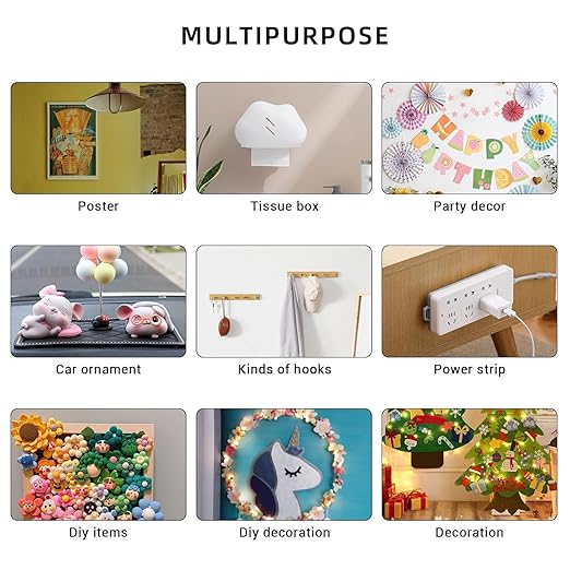 Double Sided Tape, Nano Tape, Transparent Adhesive Tape, Traceless Adhesive Tape, Removable, Washable, Reusable, Suitable for Carpets, Photo Walls, 3m Per Roll, 80 Rolls