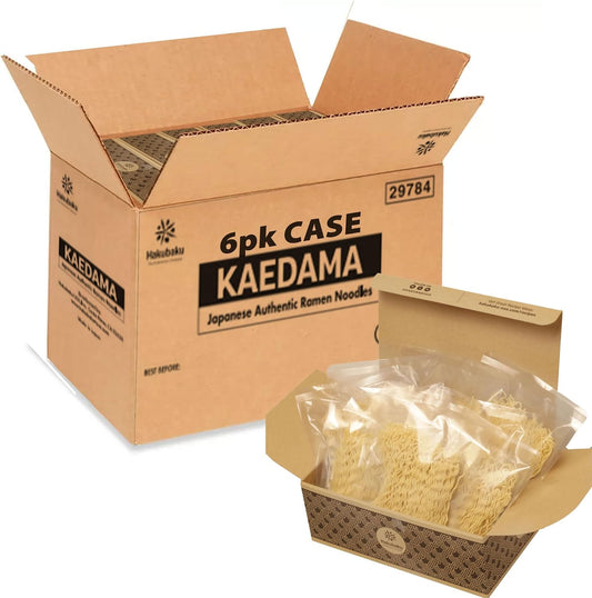 Kaedama - Authentic Japanese Ramen Noodles Bulk (48 pack)