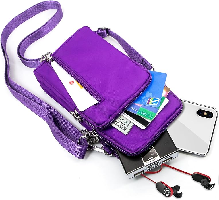 BIAOTIE Lightweight Small Crossbody bags Cell Phone Purses Travel Pouch Shoulder Bag for Women