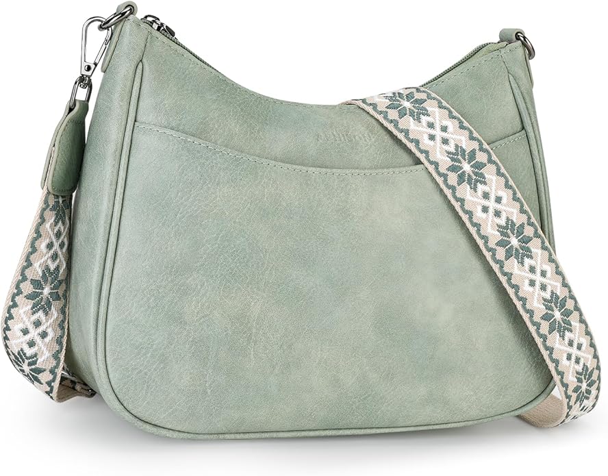 APHISON Trendy Leather Crossbody Purse with Adjustable Strap, Women's Shoulder Handbag