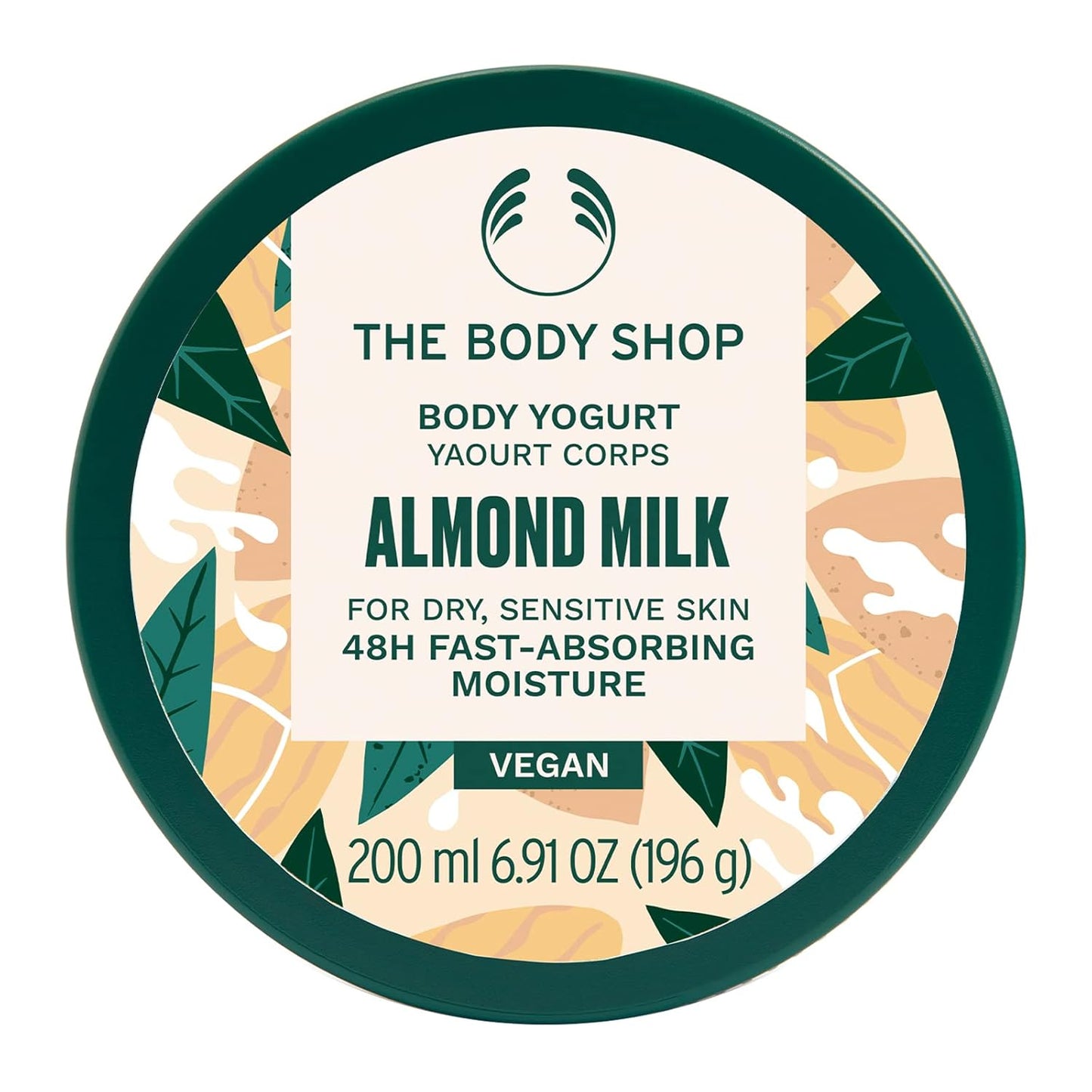 The Body Shop Almond Milk Body Yogurt â Instantly Absorbing Hydration from Head to Toe â For Sensitive Skin â Vegan â 6.91 oz