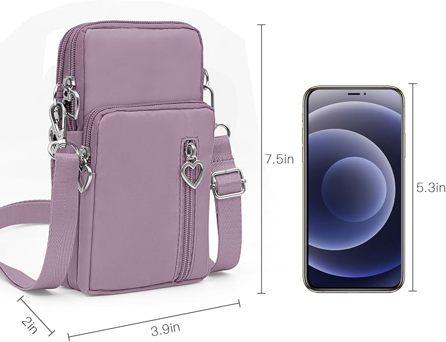 BIAOTIE Lightweight Small Crossbody bags Cell Phone Purses Travel Pouch Shoulder Bag for Women