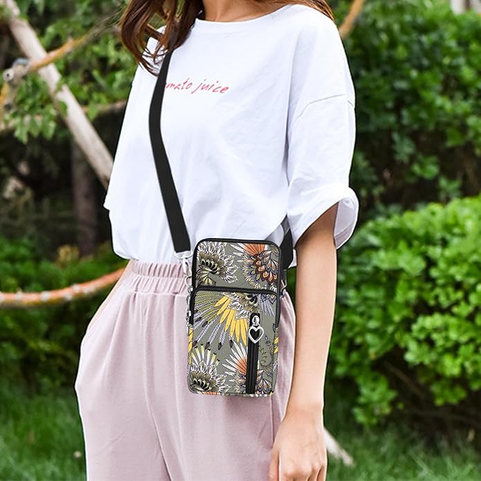 BIAOTIE Lightweight Small Crossbody bags Cell Phone Purses Travel Pouch Shoulder Bag for Women