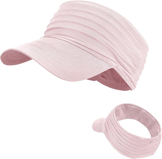 Unisex Outdoor Sport Sun Visor Hats Adjustable Empty Top Baseball Cap,Sun Hat for Women and Men