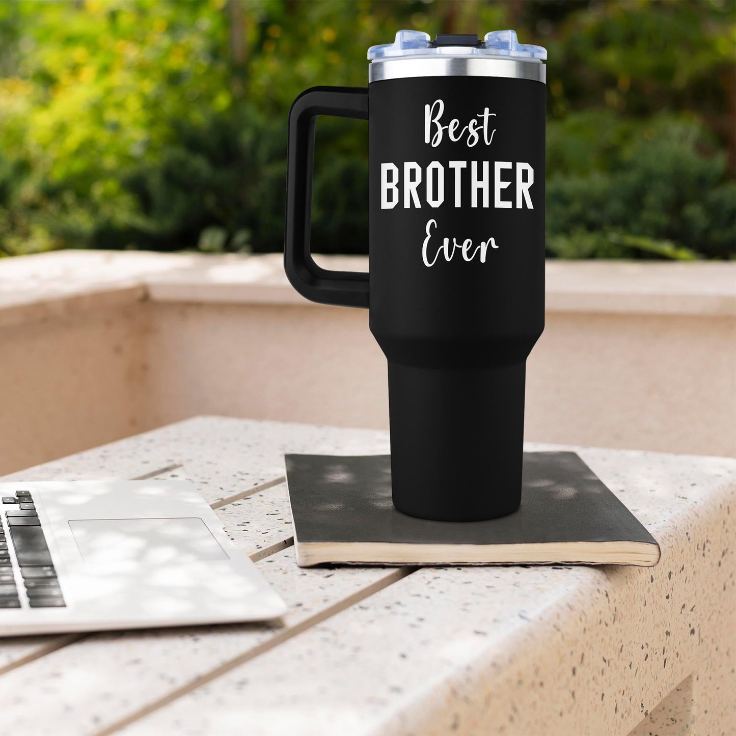 Joyloce Gifts for Brother Adult, Big Brother Gift for Boy from Sister, 1 Pc 40oz Tumbler with Handle for Birthday Christmas