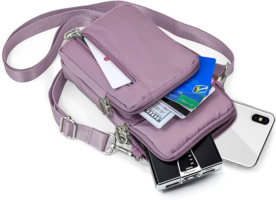 BIAOTIE Lightweight Small Crossbody bags Cell Phone Purses Travel Pouch Shoulder Bag for Women