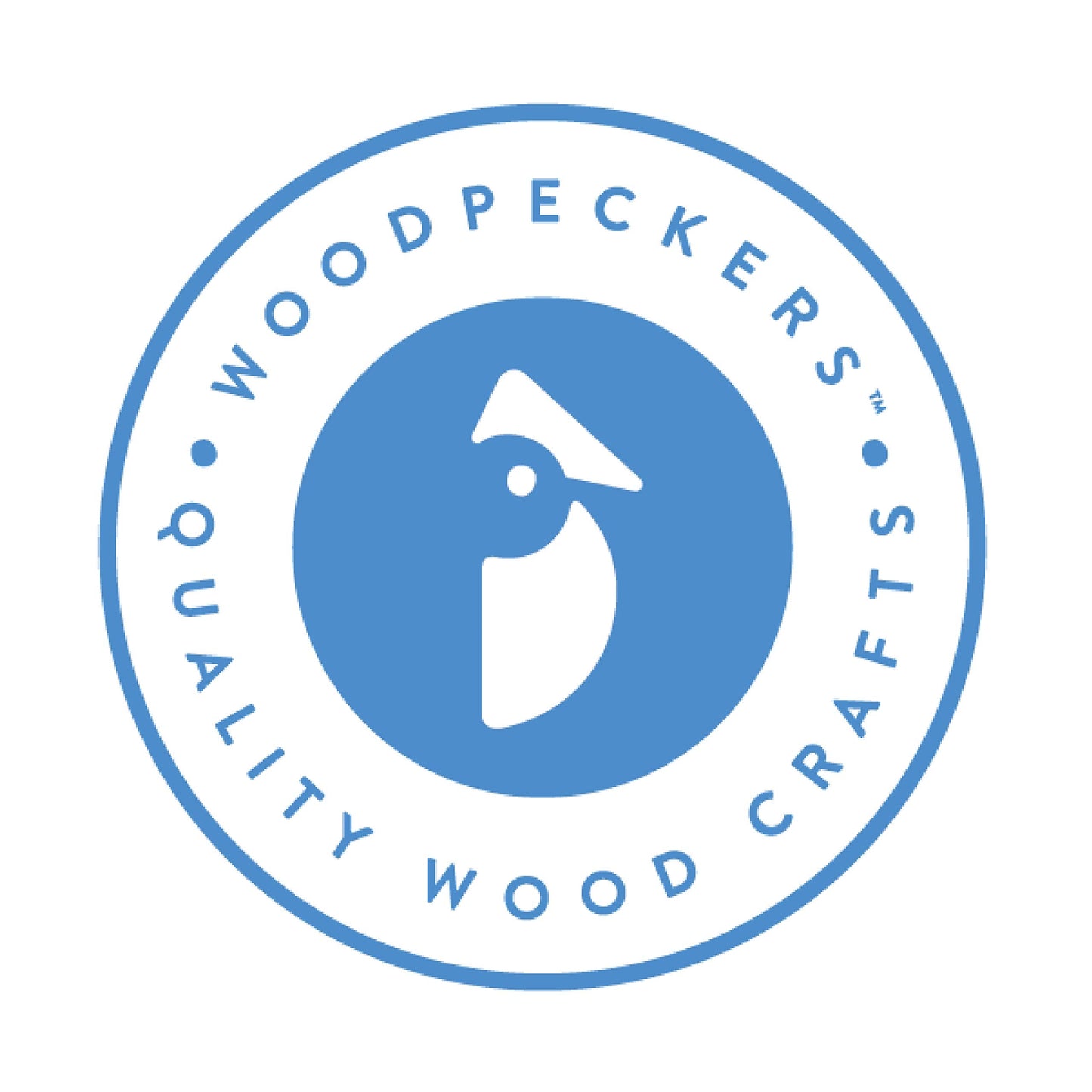Unfinished Wood Nesting Trays with Handles, Set of 6, for Crafting, Resin, Organizing, DIY Décor, and Montessori Activity, by Woodpeckers