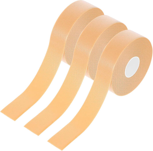 3 Rolls Moleskin for Feet, Adhesive Pad Blister Prevention Toe Tape, Mole Skin Tape Roll for Blister Prevention, Anti-Wear Heel Pad for Point Shoe Hand Foot Heel Toe Skin Chafing (5m)