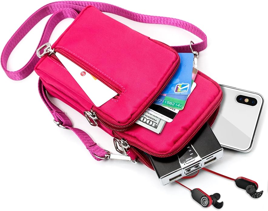BIAOTIE Lightweight Small Crossbody bags Cell Phone Purses Travel Pouch Shoulder Bag for Women
