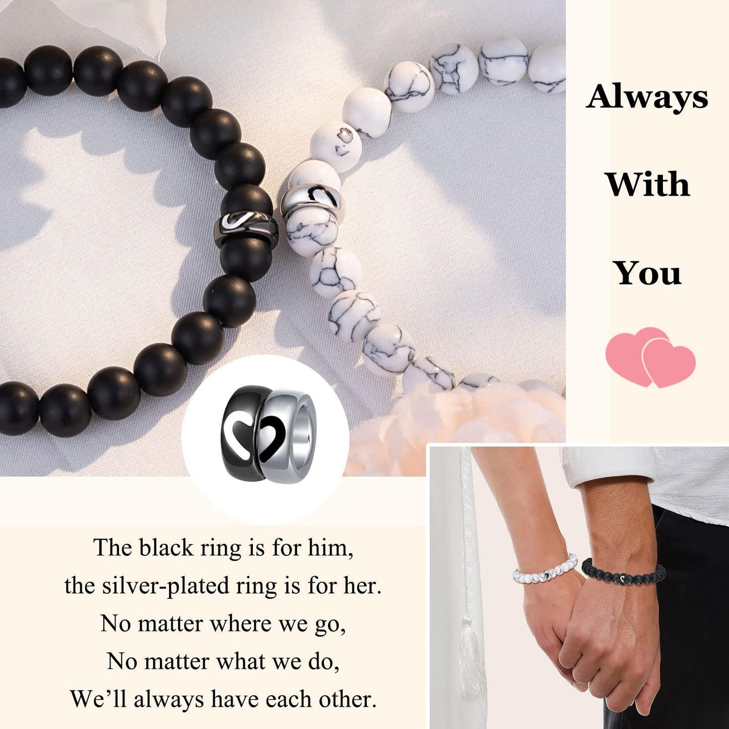 UNGENT THEM Gifts for Men Valentines Birthday Anniversary Unique Christmas Him Boyfriend Husband Bracelet Who Have Everything Want Nothing