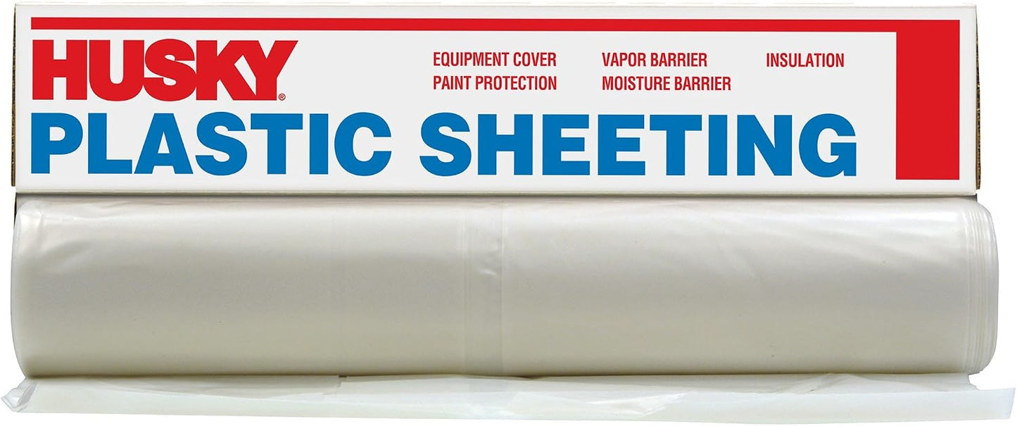 6ML CLR 10X50 10-by-50-Foot 6-Millimeter Clear Tyco Polyethylene Plastic Sheeting