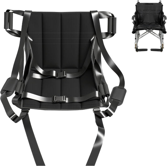 Patient Lift Transfer Belt for Wheelchair to Car/Bed, Emergency Evacuation Chair Stair Lift Assist pad, Portable Home Slide Board Sling Seat Cushion for Transferring Elderly and Disabled People.