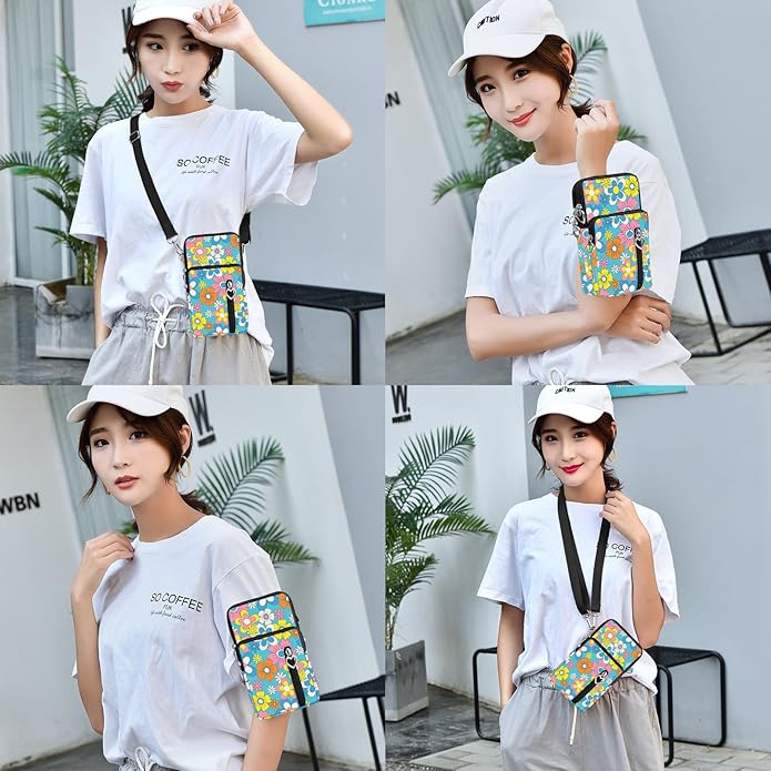 BIAOTIE Lightweight Small Crossbody bags Cell Phone Purses Travel Pouch Shoulder Bag for Women