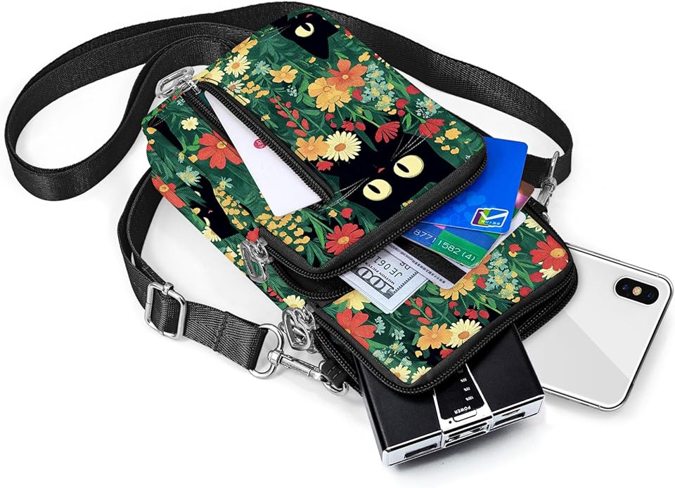 BIAOTIE Lightweight Small Crossbody bags Cell Phone Purses Travel Pouch Shoulder Bag for Women
