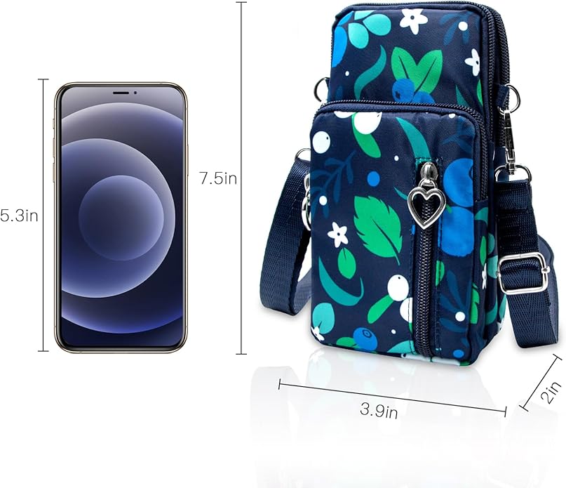 BIAOTIE Lightweight Small Crossbody bags Cell Phone Purses Travel Pouch Shoulder Bag for Women