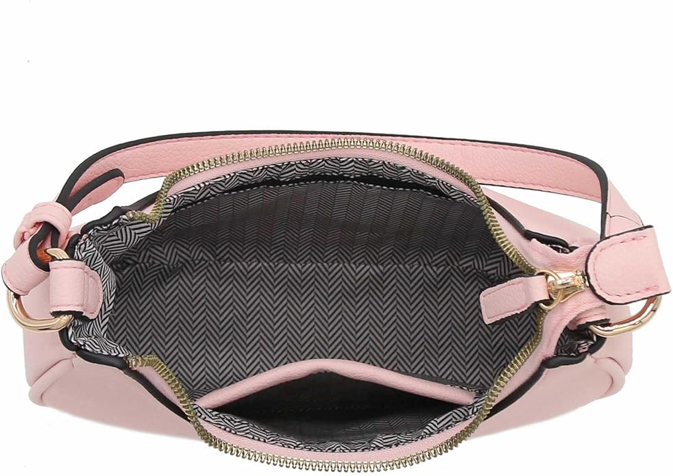 FashionPuzzle Small Crescent Shoulder Bag Underarm Purse