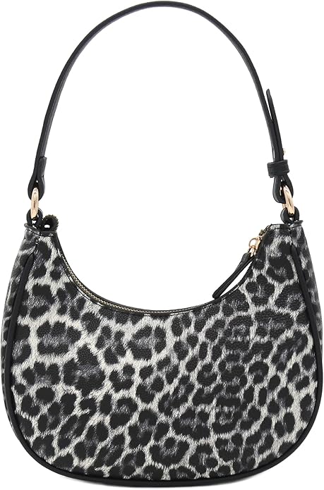 FashionPuzzle Small Crescent Shoulder Bag Underarm Purse