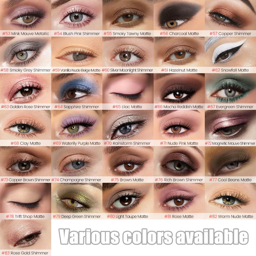 Kaely Cream Eye Shadow Sticks, Trift Shop Matte Eyeliner Pencil Eyeshadow Palette Makeup, Eye Highlighter Brightener Stick for Older Women Waterproof Pigmented, sombras para ojos, New-78