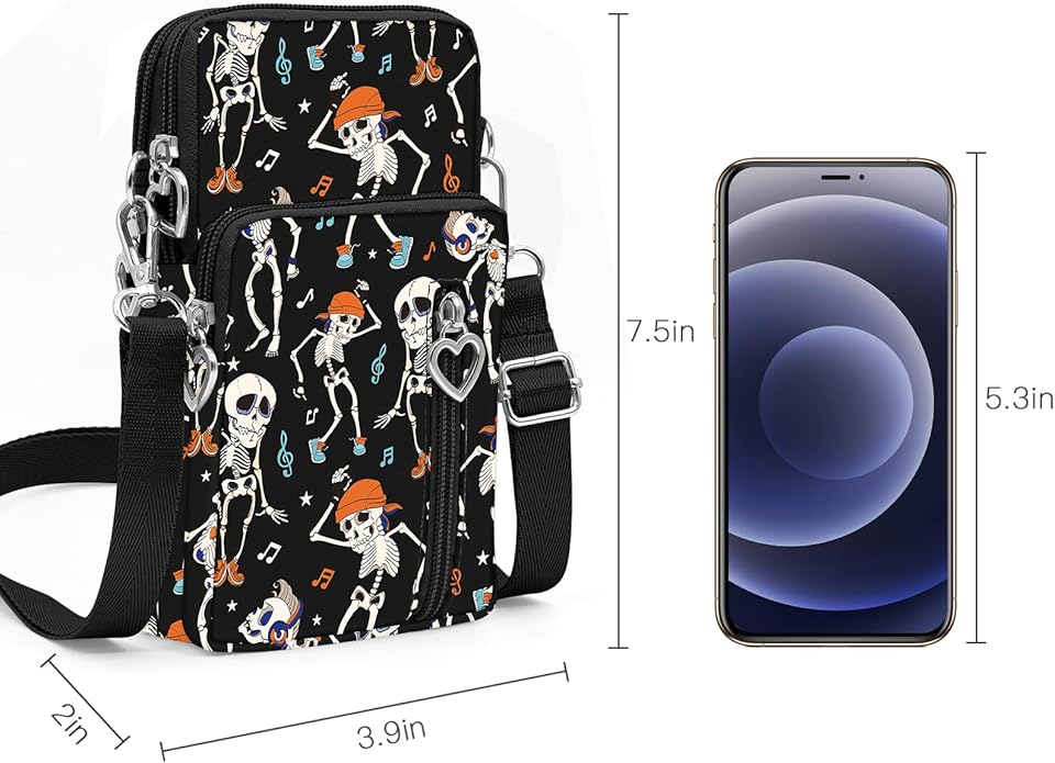 BIAOTIE Lightweight Small Crossbody bags Cell Phone Purses Travel Pouch Shoulder Bag for Women