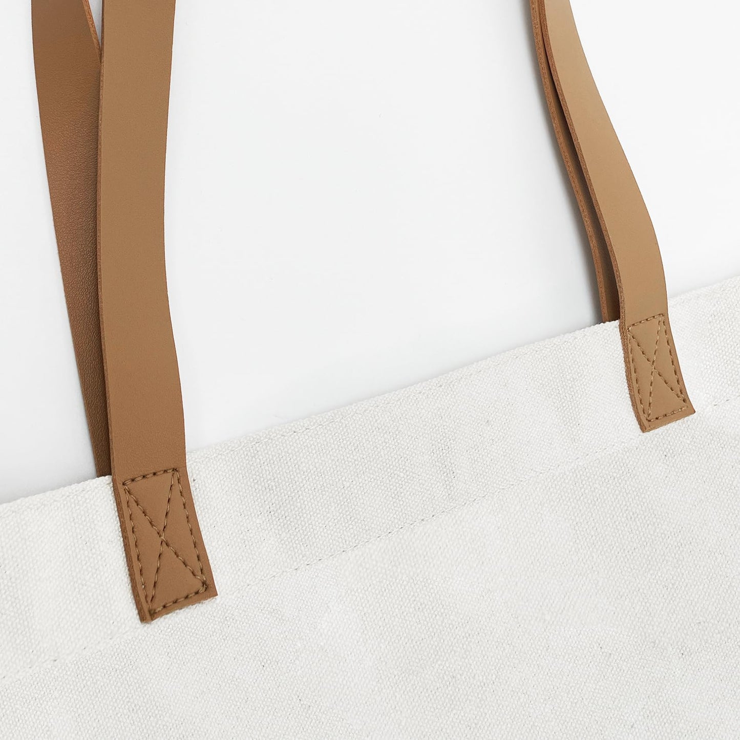 ELEGANTPARK Bride Gifts Wedding Gifts for Bride Bag Bridal Shower Bachelorette Party Honeymoon Large Shoulder Bags Canvas Totes with Zipper Set of 2