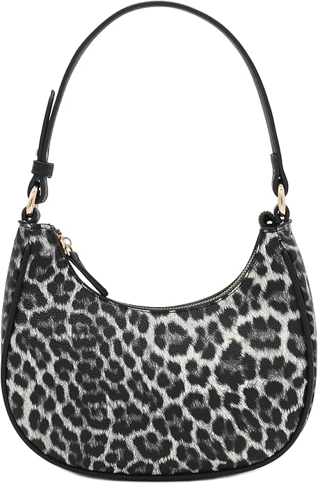FashionPuzzle Small Crescent Shoulder Bag Underarm Purse