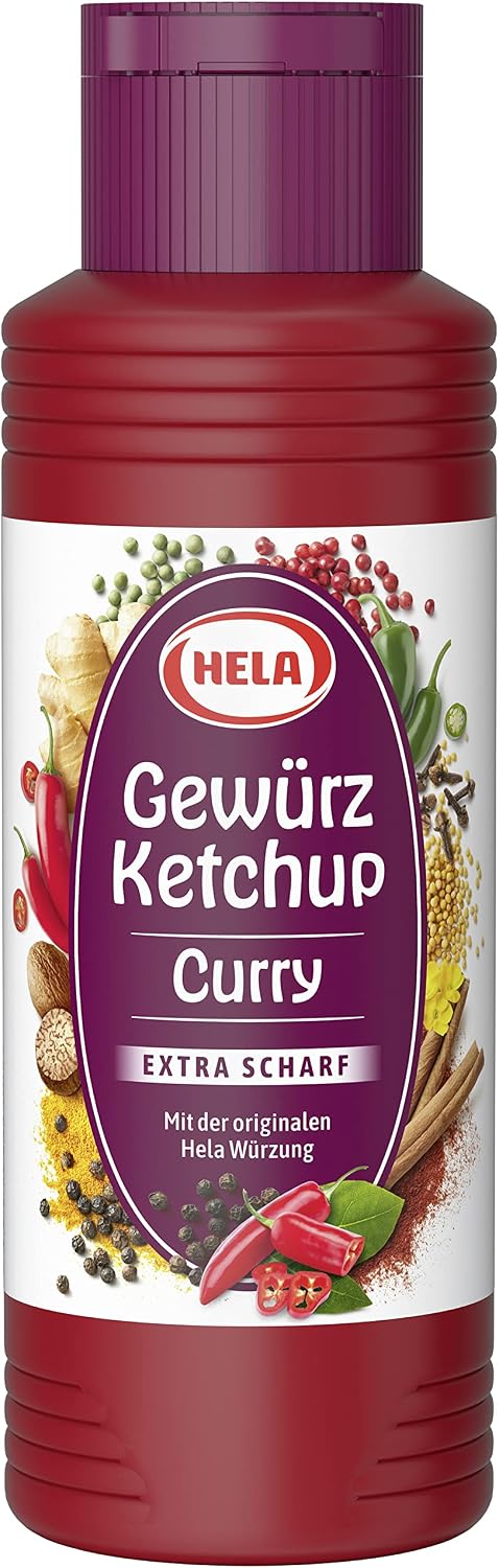 Hela Curry Gewurz Ketchup, Extra Hot, 10.14 Ounce