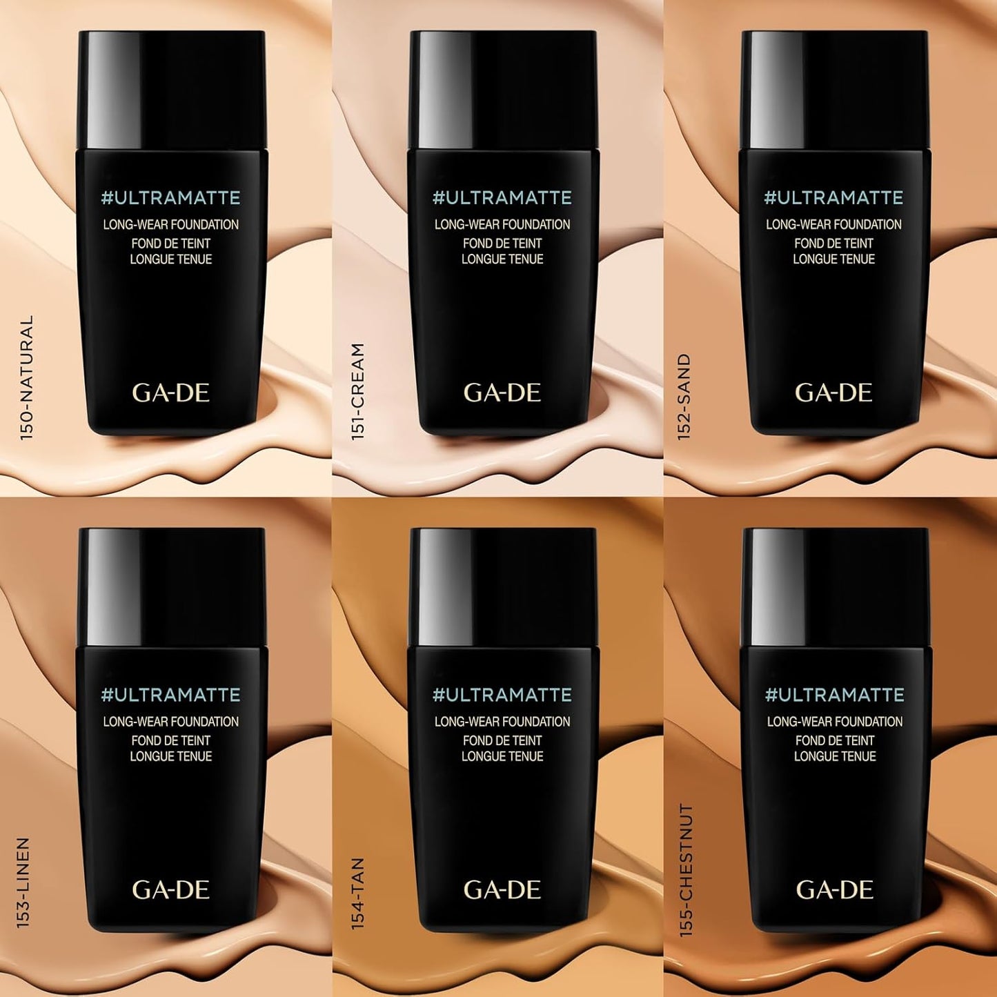 Ultramate Long-Wear Foundation, 151 - Sweat-Resistant and No-Transfer Cream Foundation - Face Makeup for Flawless Ultra-Matte Finish - 1 oz