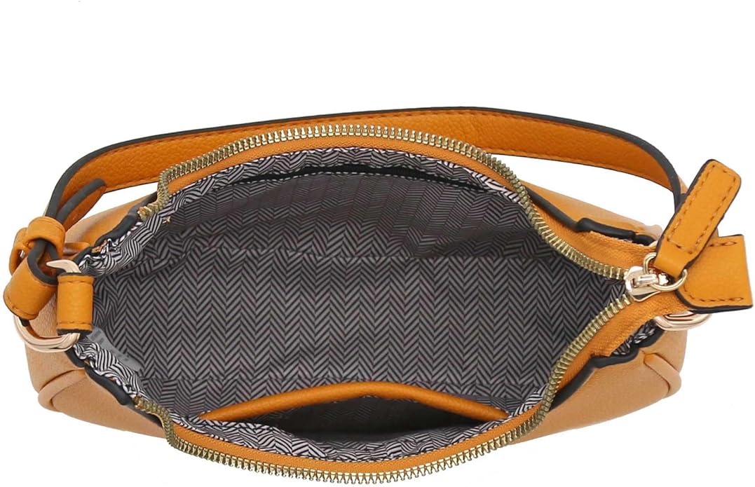 FashionPuzzle Small Crescent Shoulder Bag Underarm Purse