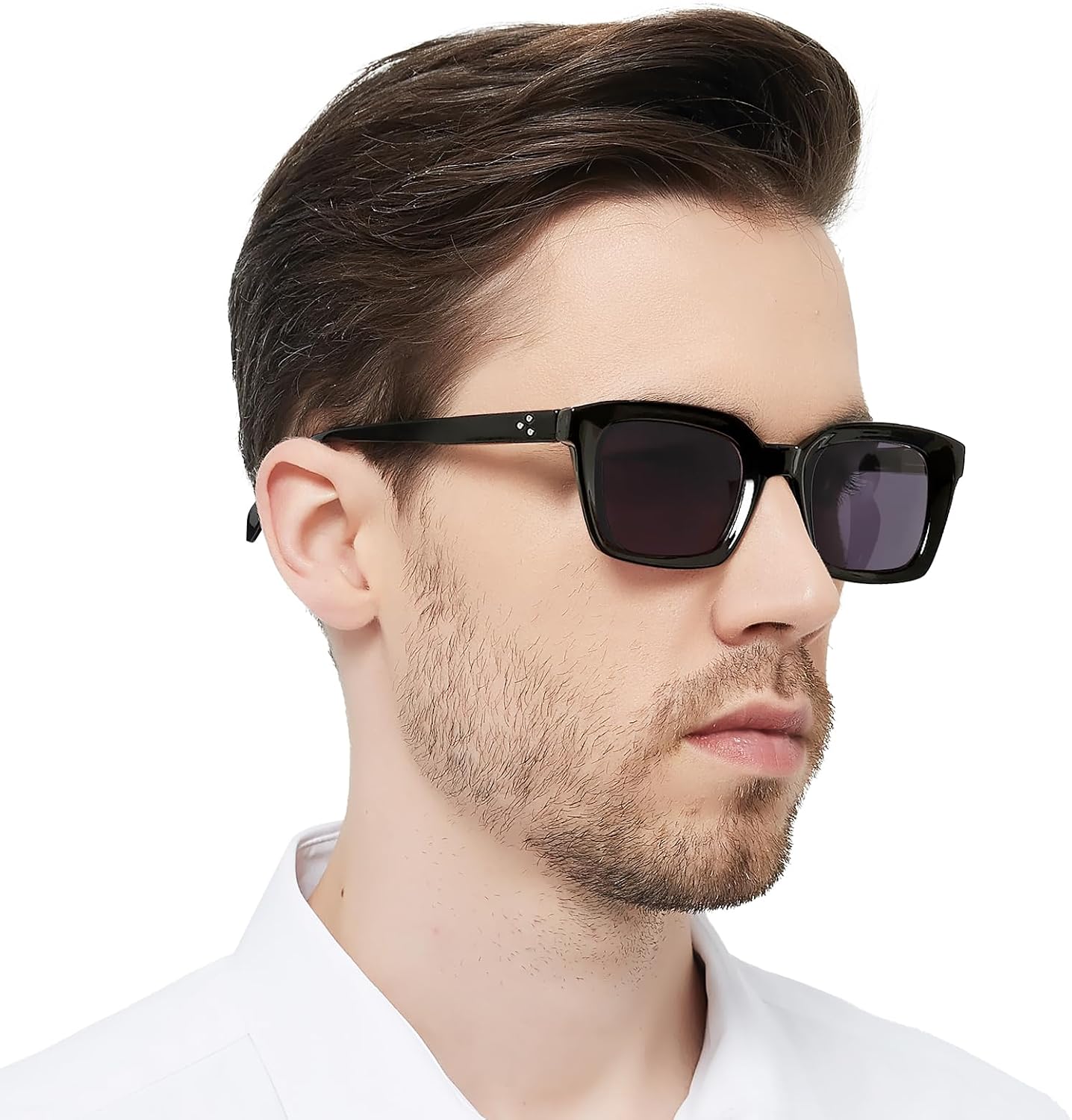 OCCI CHIARI Bifocal Reading Sunglasses Men UV400 Protection Readers for Women Comfortable Stylish Reading glasses 1.0 1.5 2.0 2.5 3.0 3.5 4.0(2.5+ Black)