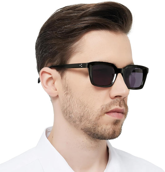 OCCI CHIARI Bifocal Reading Sunglasses Men UV400 Protection Readers for Women Comfortable Stylish Reading glasses 1.0 1.5 2.0 2.5 3.0 3.5 4.0(2.5+ Black)