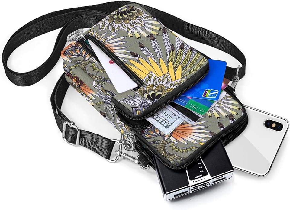 BIAOTIE Lightweight Small Crossbody bags Cell Phone Purses Travel Pouch Shoulder Bag for Women