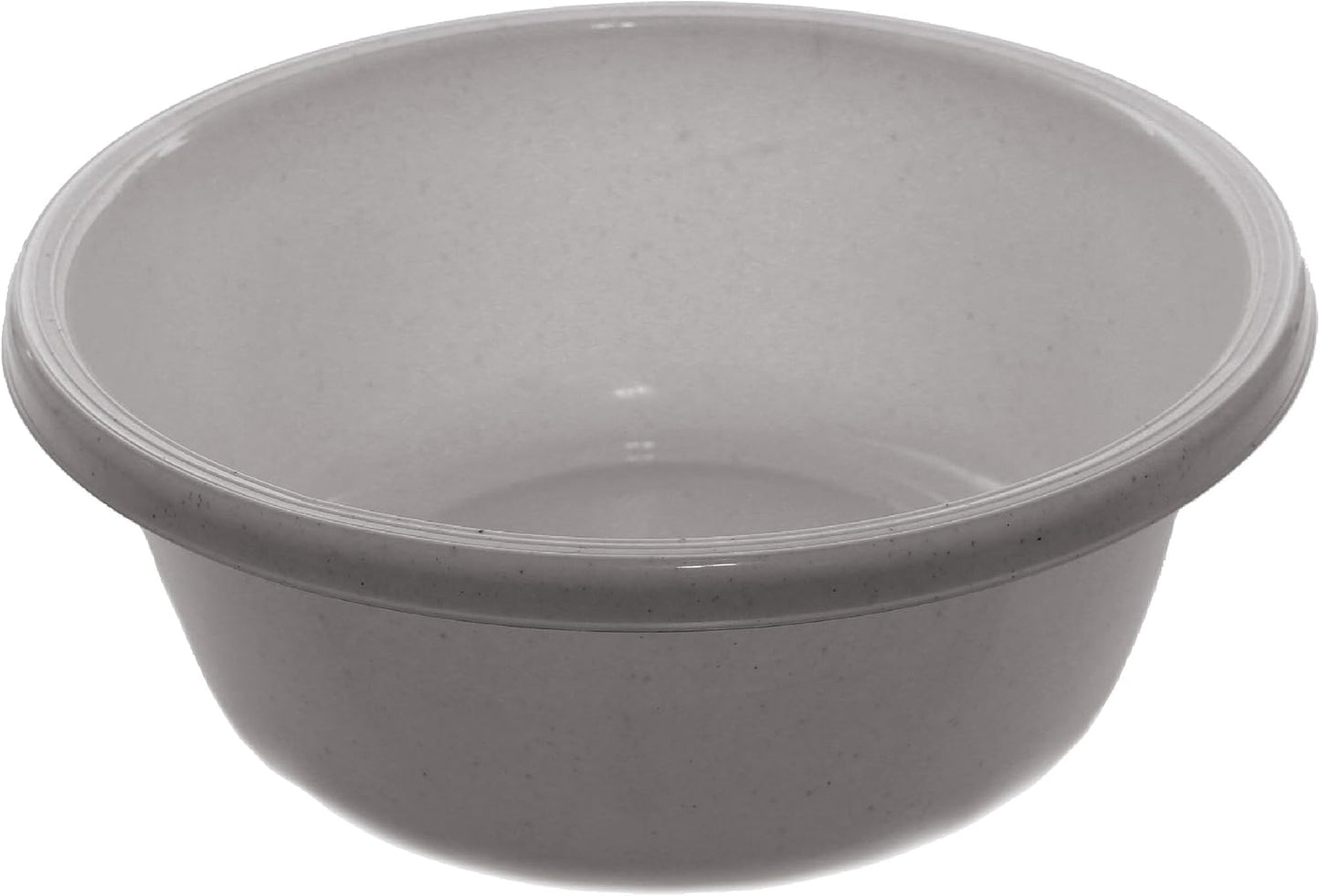 YBM HOME 1148 White with dots Round Plastic Wash Basin
