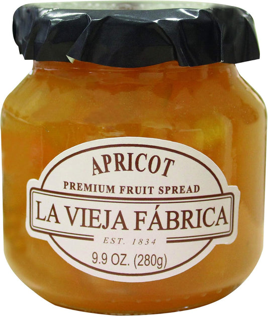 Mario Camacho Foods La Vieja Fabrica Apricot Premium Fruit Spread, 9.9 Fl Ounce (Pack of 8)