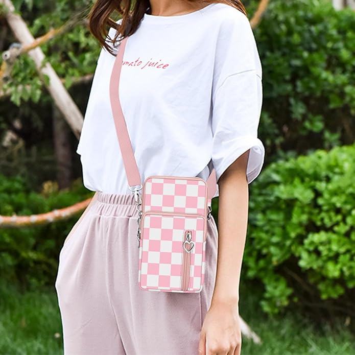 BIAOTIE Lightweight Small Crossbody bags Cell Phone Purses Travel Pouch Shoulder Bag for Women
