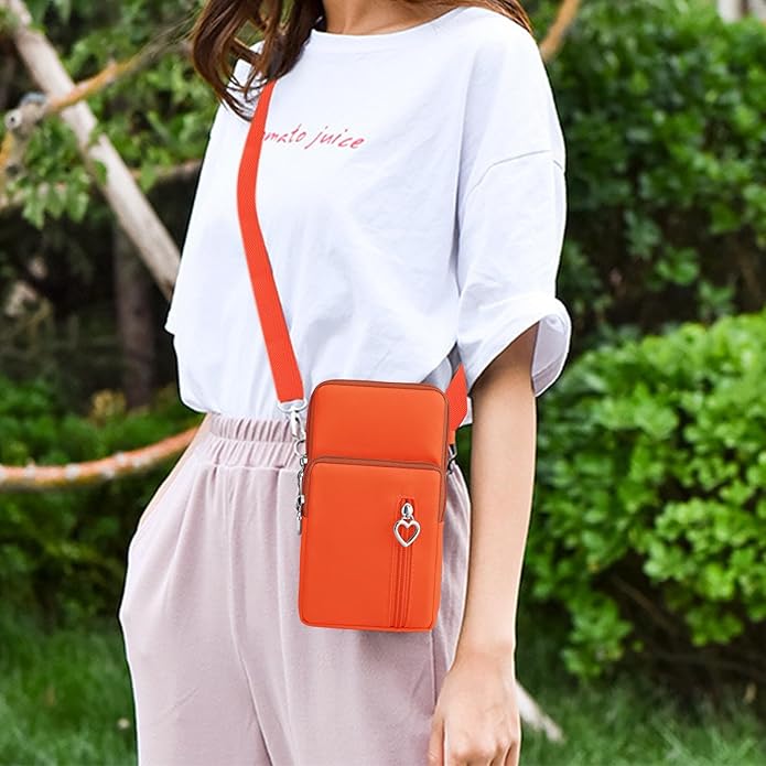 BIAOTIE Lightweight Small Crossbody bags Cell Phone Purses Travel Pouch Shoulder Bag for Women