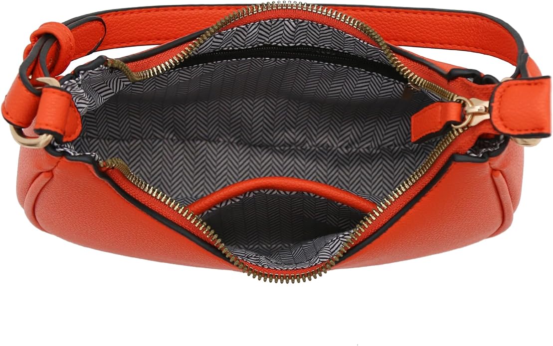 FashionPuzzle Small Crescent Shoulder Bag Underarm Purse