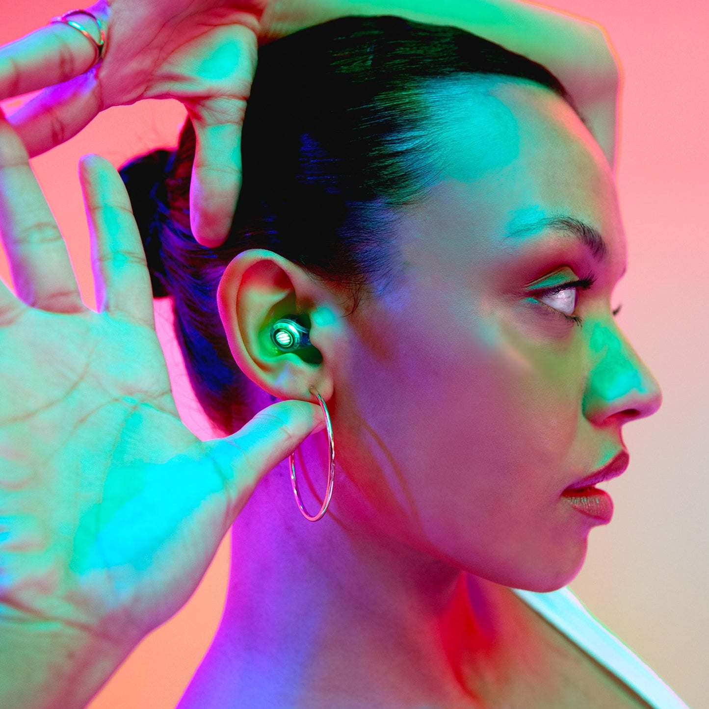 Eargasm Earlights Light Up High Fidelity LED Earplugs for Concerts, Festivals, Raves, Musicians, Sports Events, Live Entertainment for Safe Noise Reduction (Premium Gift Box Packaging)