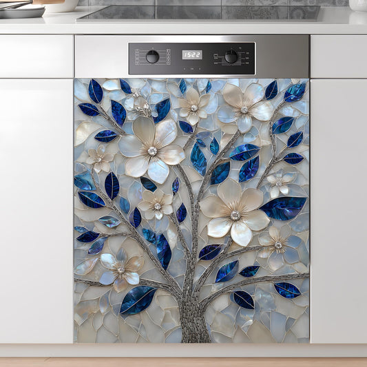 AOHMPT Dishwasher Magnet Sticker Cover Panel Decal Refrigerator Magnetic Sticker Decorative for Kitchen Decoration,Fridge Door Cover, Appliances Stickers 23"x26"