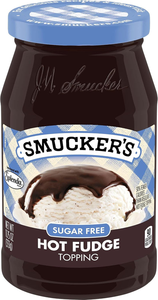 Smucker's Sugar Free Hot Fudge Topping, 11.75 Ounces (Pack of 6)