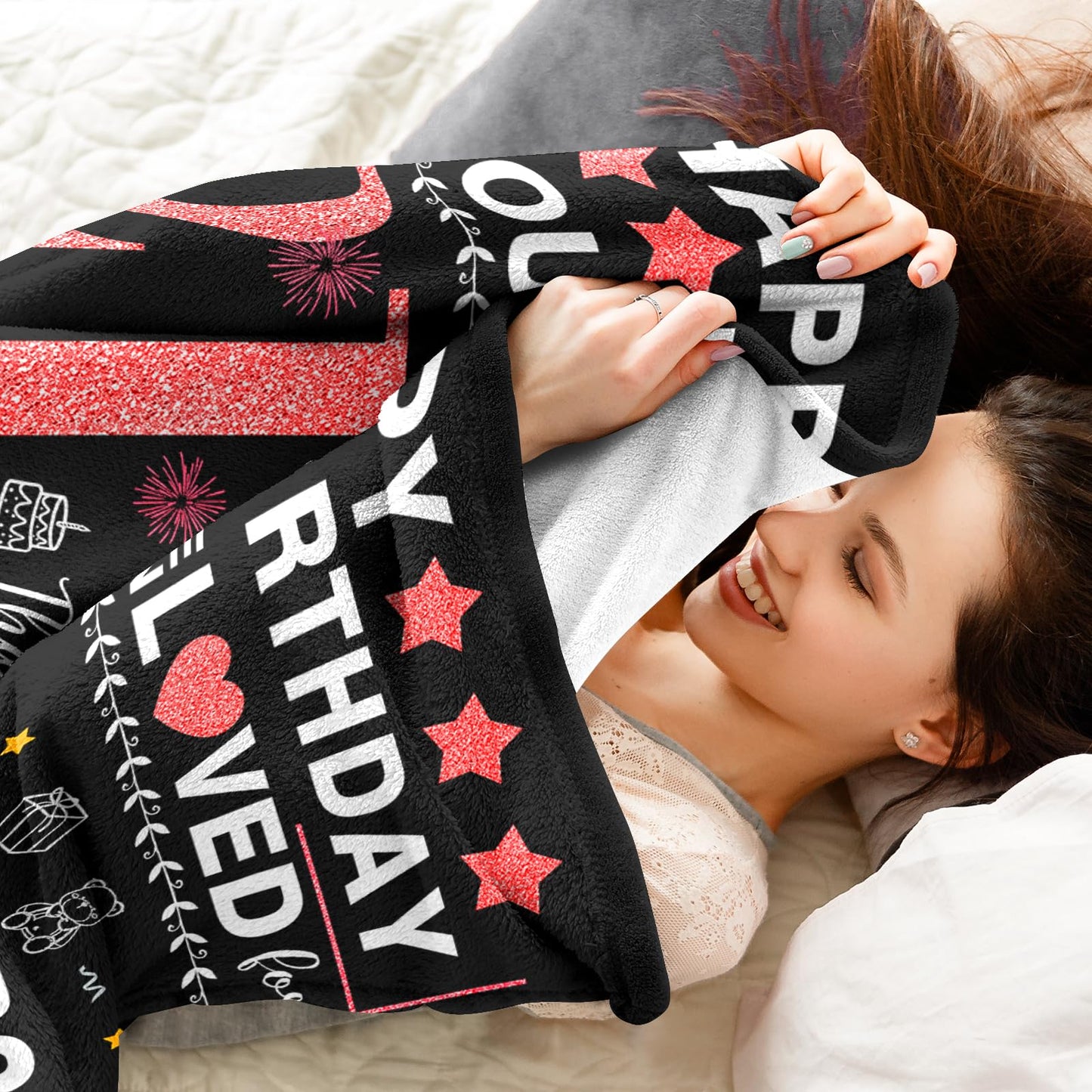 21st Birthday Gifts for Her - Cool 21st Birthday Gift - 21 years old Bday Decorations for Her - Bday Presents for Women - Presents for 21 Years Old Birthday Female Women - Throw Blanket 50"x60"