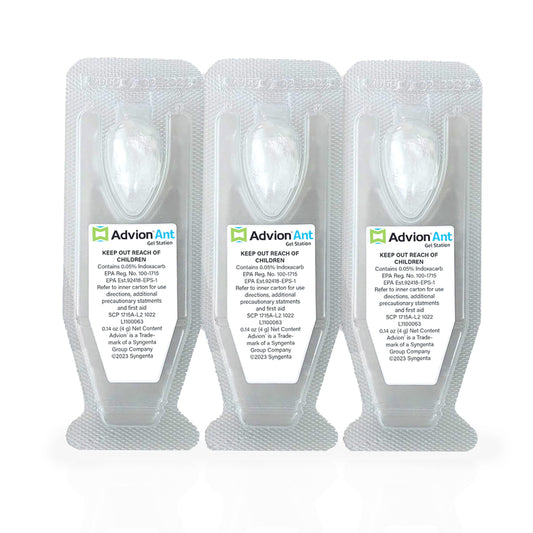 Syngenta Advion Ant Gel Station Insecticide, Ready-to-Use Gel Bait with The Active Ingredient Indoxacarb, Ant Bait for Use Indoor and Outdoor, 3 Boxes (9 Total Stations)