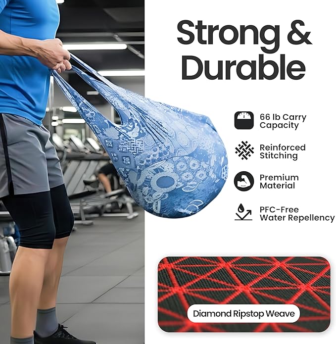 Nanobag Ultralight Heavy Duty Foldable Tote for Women & Men, Reusable Grocery & Travel Bag, Packable Collapsible Compact Market Essential (XL Neon Flowers)