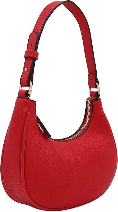 FashionPuzzle Small Crescent Shoulder Bag Underarm Purse