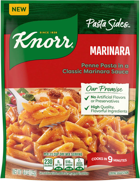Knorr Pasta Sides Marinara Pasta for a Delicious + Quick Side Dish, 4.4 oz