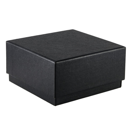 Allure,Luxury Earring & Pendant Box With LED Light, Square Shaped Elegant Diamond Pendant & Earring Case, Black Velvet Interior Jewelry Display Gift Box For Unique Proposal, Engagement Or Wedding