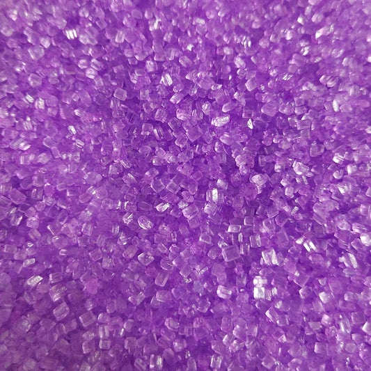 Purple Sugar Sprinkles, Edible Crystal Rock Sugar for Baking, Cupcakes Topper, Cookies Cake Decorating, Ice Cream Topping, Birthday Party Mardi Gras Christmas Supplies