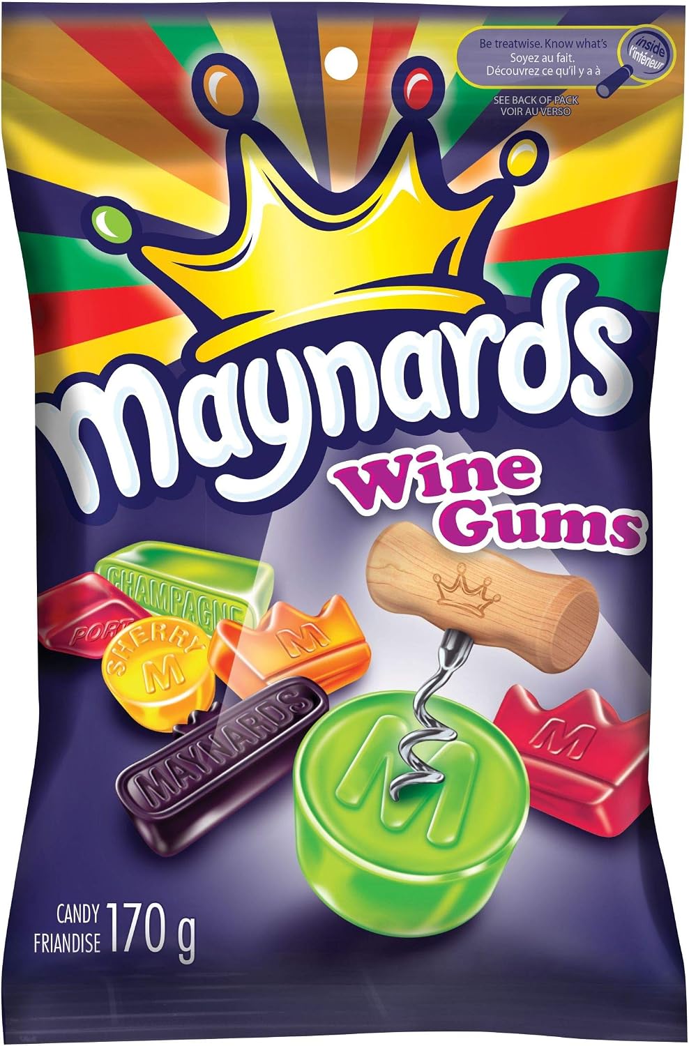 Maynards Wine Gums Candy, 170g/6oz, Imported from Canada}
