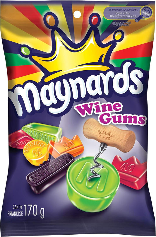 Maynards Wine Gums Candy, 170g/6oz, Imported from Canada}