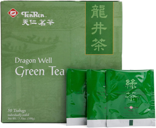 Ten Ren Lung Ching Tea, Taiwan Tea, Bag Collection, 50 Bags