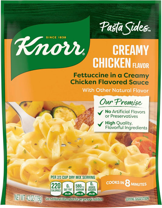 Knorr Pasta Sides Creamy Chicken For Delicious Quick Pasta Side Dishes 4.2 oz